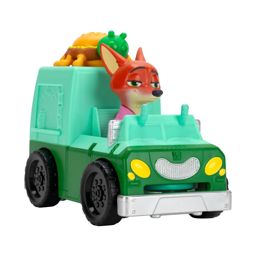 Personaggi di Zootropolis con automobile - Nick Wilde