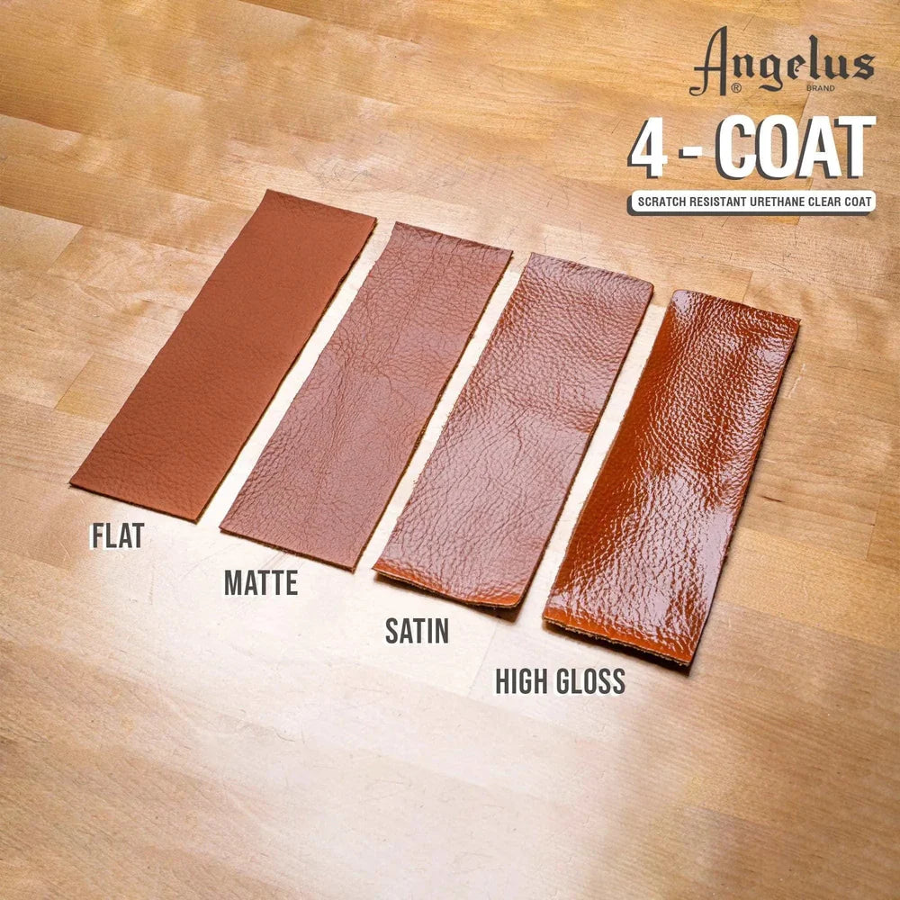 Fissativo Extra Opaco Post Tintura Per Pelle Liscia Angelus Flat 4 Coat - immagine 3